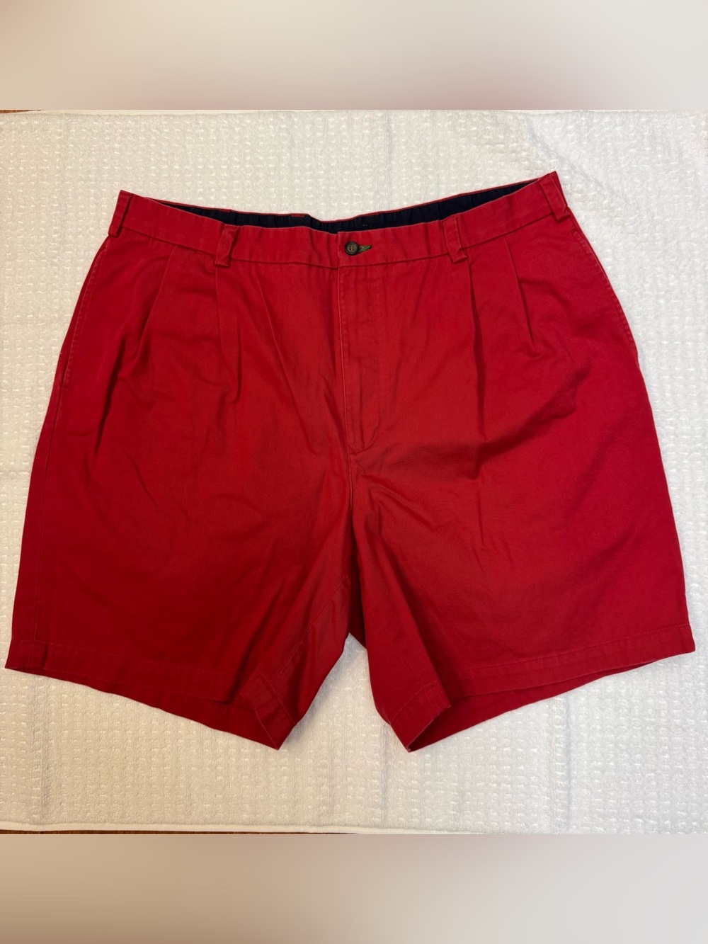 Tommy Hilfiger Red Khaki Shorts